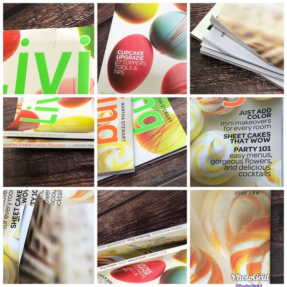 MARTHA STEWART Living Magazines 4/2012 & May 2012 Easter Egg & Cupcakes - Picture 12 of 16
